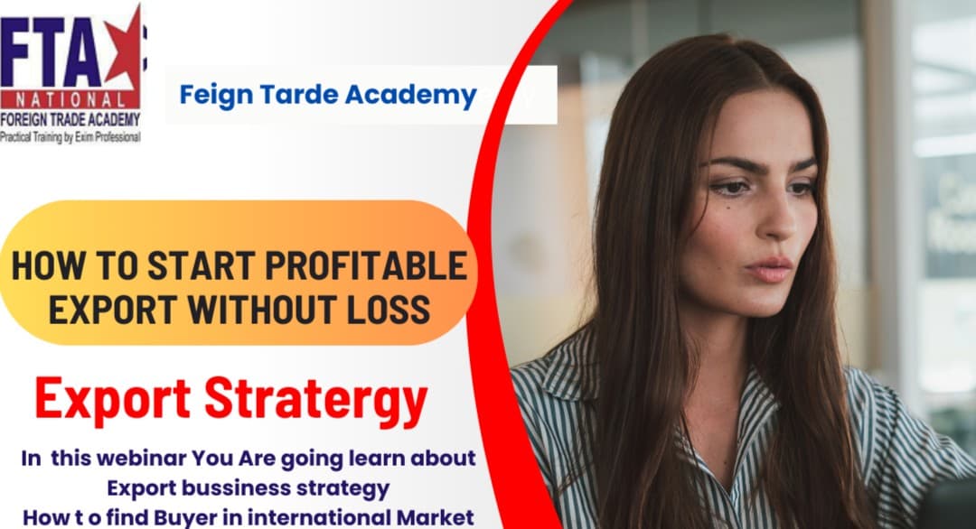 WEBNARS How start profitable export business without loss